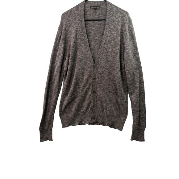 John Varvatos Gray Knit Cardigan – Size L - Picture 1 of 6